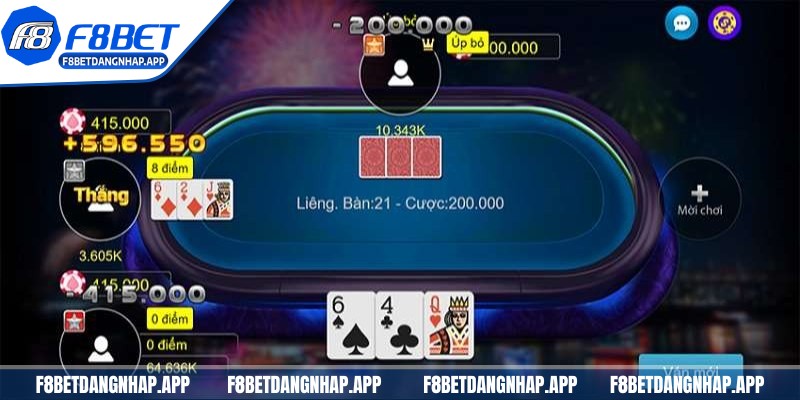 Bí quyết chơi liêng dễ thắng F8bet nên bỏ túi ngay Bạn so điểm với đối thủ để xác định thắng thua